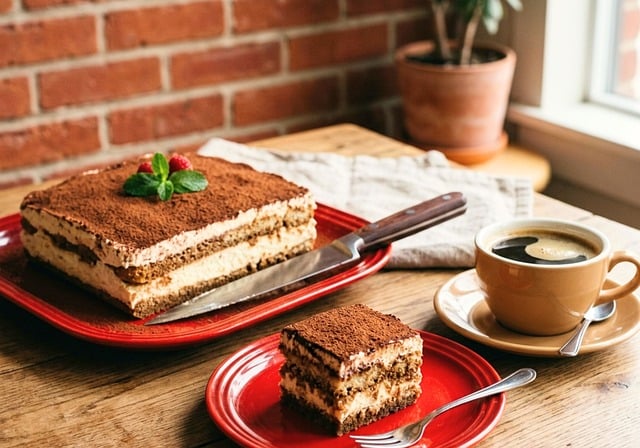 Free tiramisu cake tiramisu cake illustration