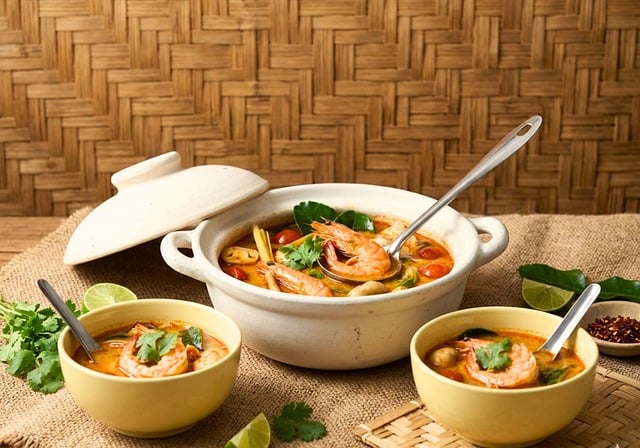 Free tom yum soup yum illustration