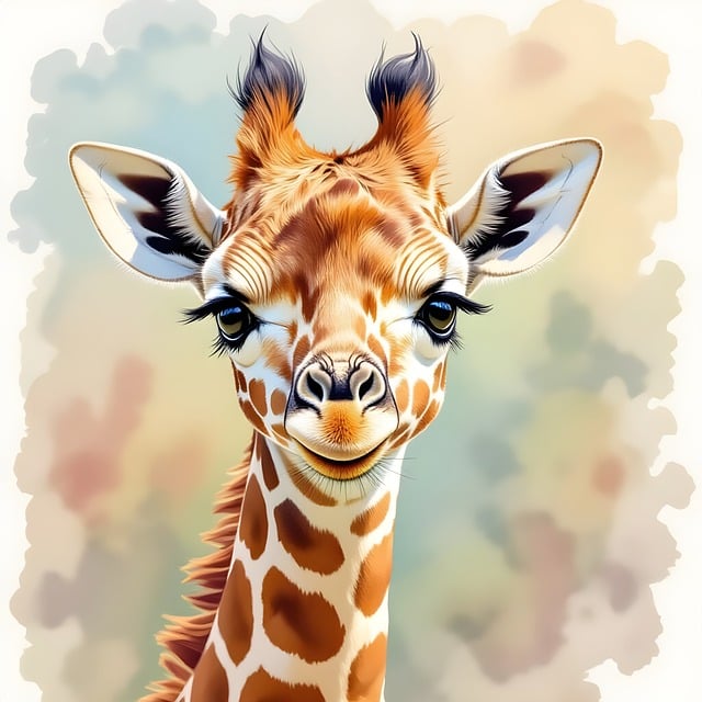 Free giraffe nature animal illustration