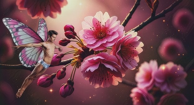 Free Flowers Cherry Blossoms illustration and picture