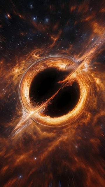 Free Black Hole Quasar illustration and picture