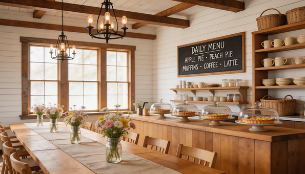 Free Pie Farmhouse illustration and picture