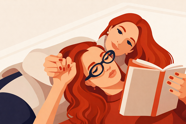 Frauen, Freundschaft, Lesen, Buchen