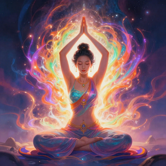 Free Meditation Yoga illustration and picture