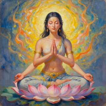 Free Meditation Energy illustration and picture