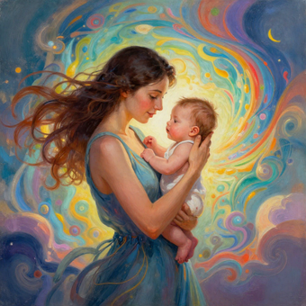 Free Mother Child illustration and picture