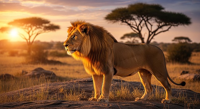 León, Naturaleza, Animal, Ai Generado