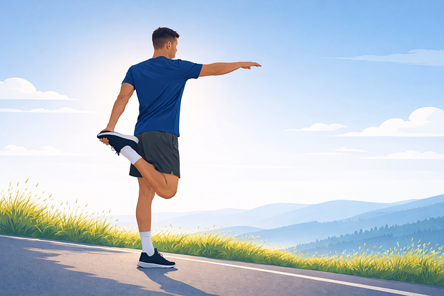 Free fitness stretching exercise vector