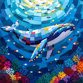 Free Whale Ocean illustration and picture