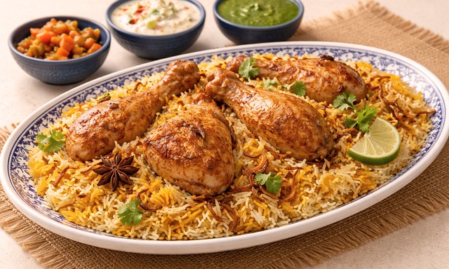 Biryani, Hähnchen, Hühnchen Biryani