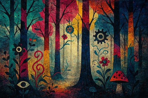 Dunkel, Natur, Idee, Motivation, Wald