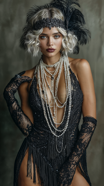 Free jewellery portrait girl illustration