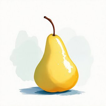 Pære, Frugt, Naturlig, Kunst, Maleri