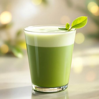 Matcha, Mælkete, Drik, Blad Te, Grøn Te