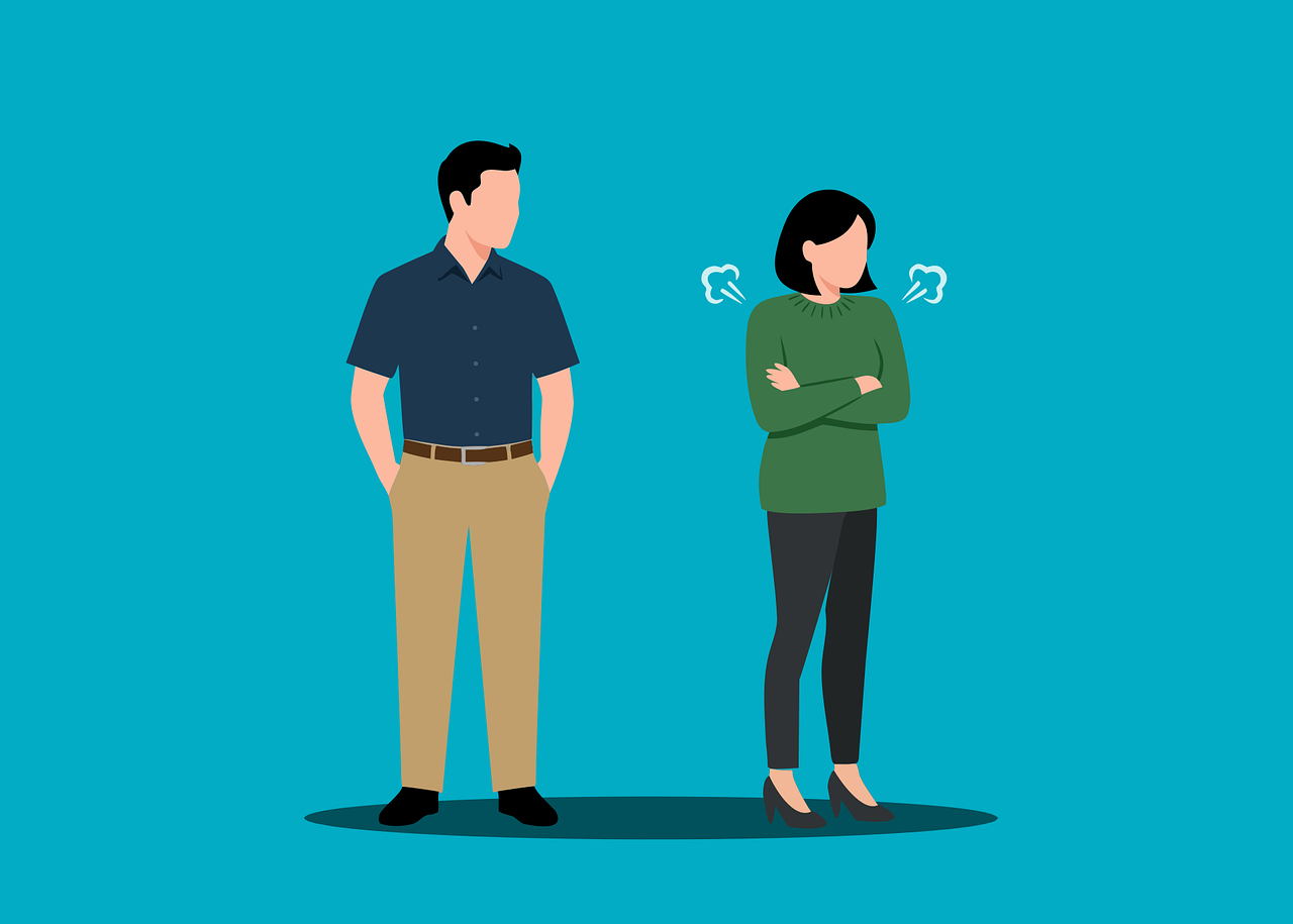 Download free HD stock image of Angry Conflict Free angry conflict couple vector