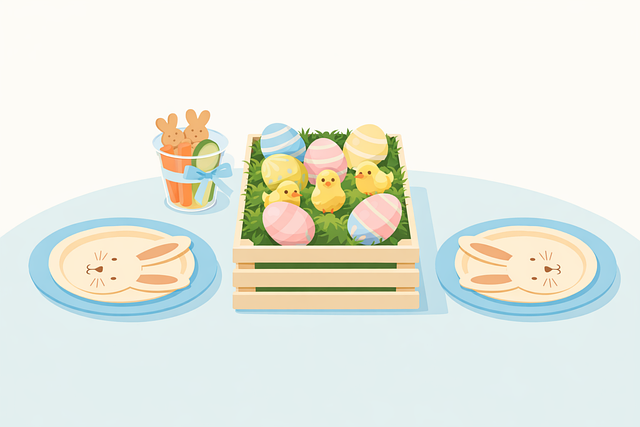 Free easter easter eggs bunny vector