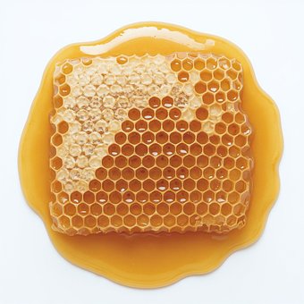 Honig, Bienenwabe, Bienen, Hexagon