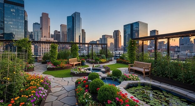 Urbaner Garten, Stadtbild
