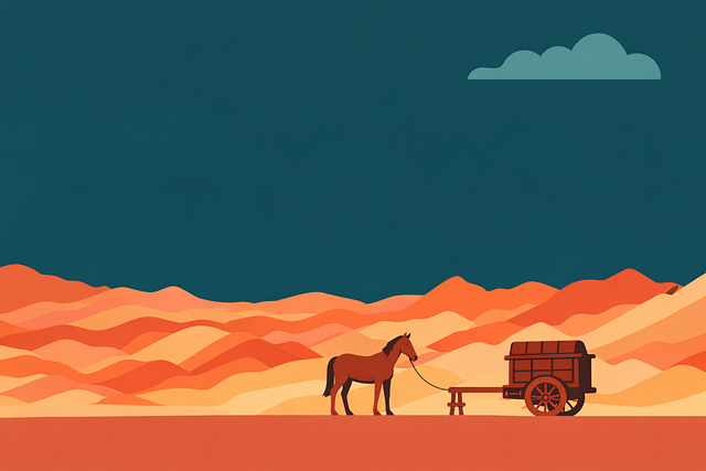 Free desert desert landscape western illustration