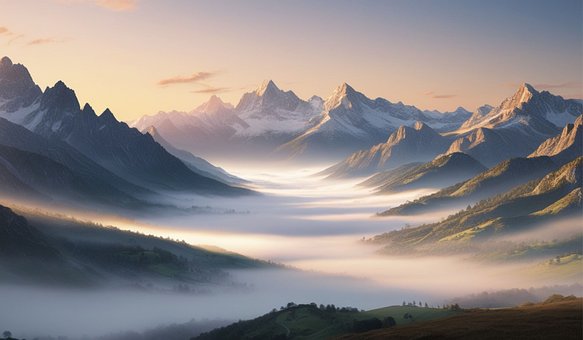 Free Mountains Landscape illustration and picture