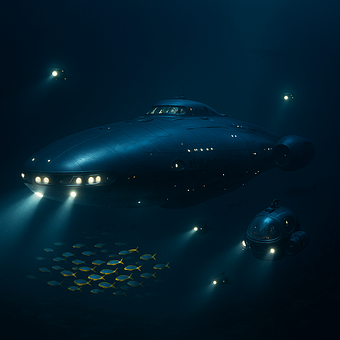 Free Submarine Underwater illustration and picture