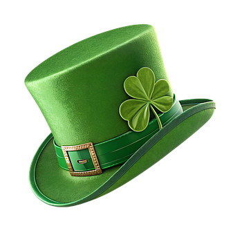 Free Green Hat Shamrock illustration and picture