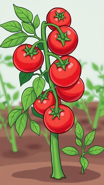 Tomat, Tomatplante, Grøntsag, Have