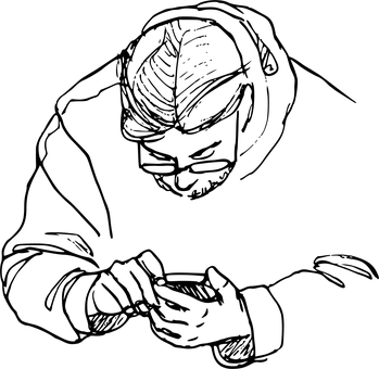 Free Smartphone Man vector and picture