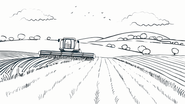 Mähdrescher, Landwirtschaft