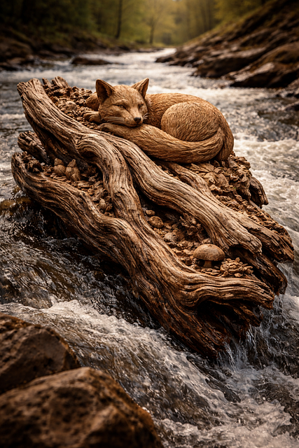 Free Driftwood Fox photo and picture