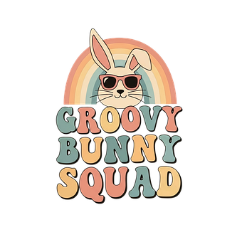 Free Groovy Bunny illustration and picture