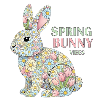 Free Easter Bunny illustration and picture