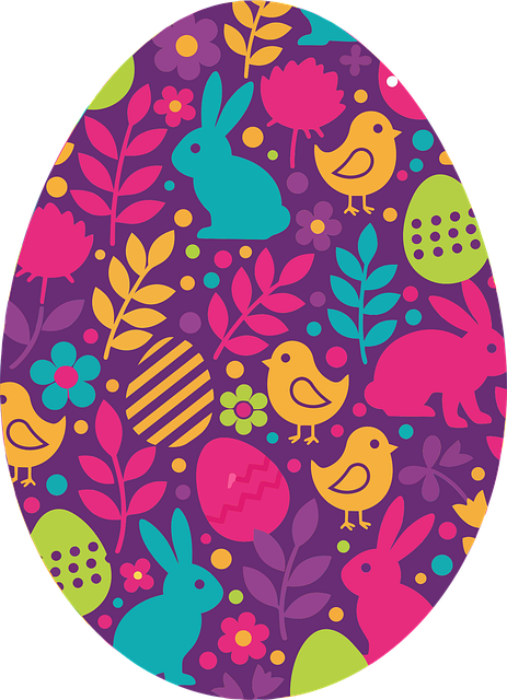 Free easter egg colorful vector