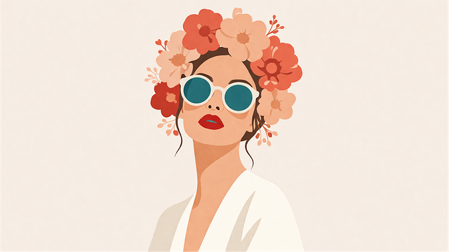 Frühling, Frau, Blumen, Porträt, Natur
