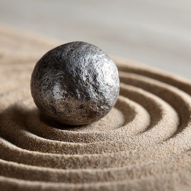 Free zen garden stone silver illustration