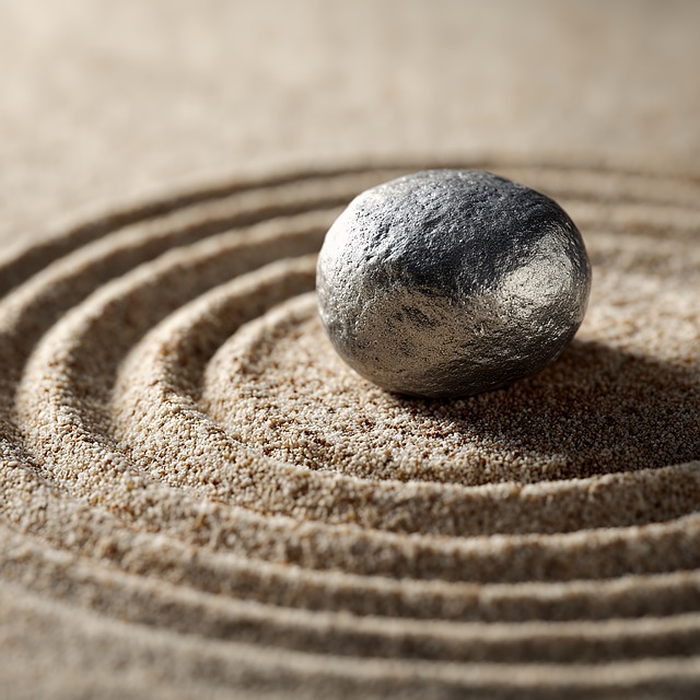 Free zen garden stone illustration