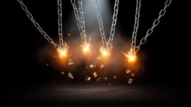 Exploding Chain Illustration Download Chain, Explosion, Spark. Royalty-Free Stock Illustration Image ...