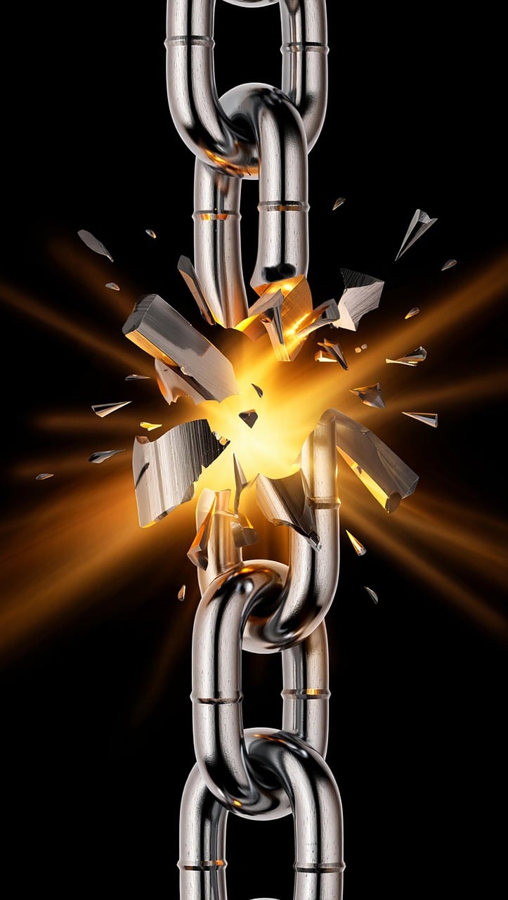 Exploding Chain Illustration Download Chain, Explosion, Broken. Royalty-Free Stock Illustration ...