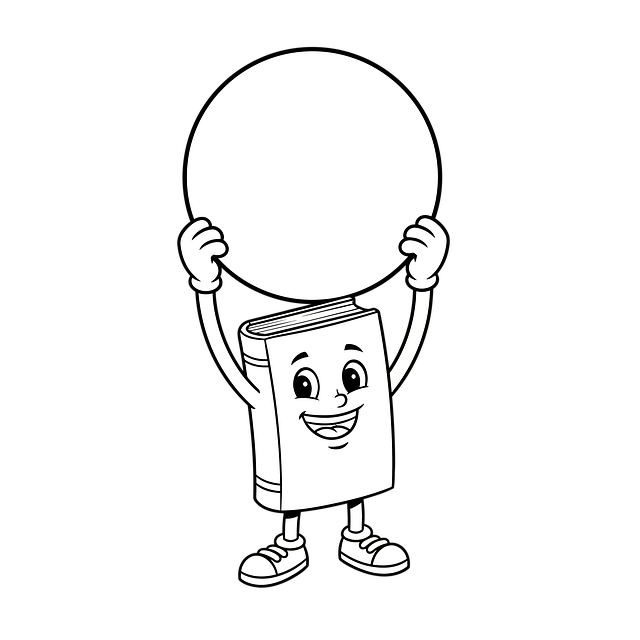 Free line art cartoon drawing illustration