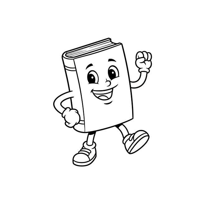 Free line art cartoon drawing illustration