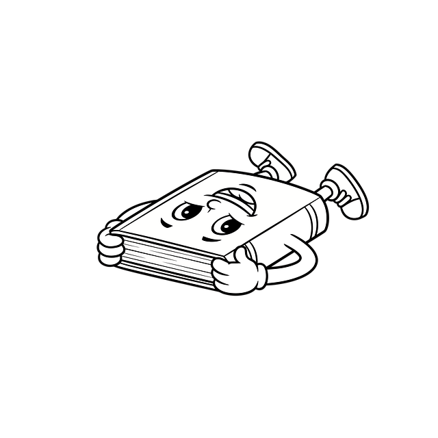 Free line art cartoon drawing illustration