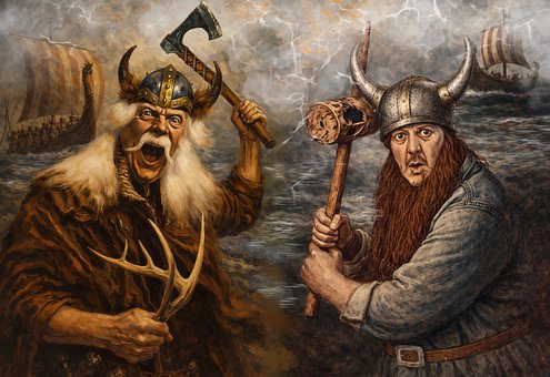 Free Viking Warriors illustration and picture
