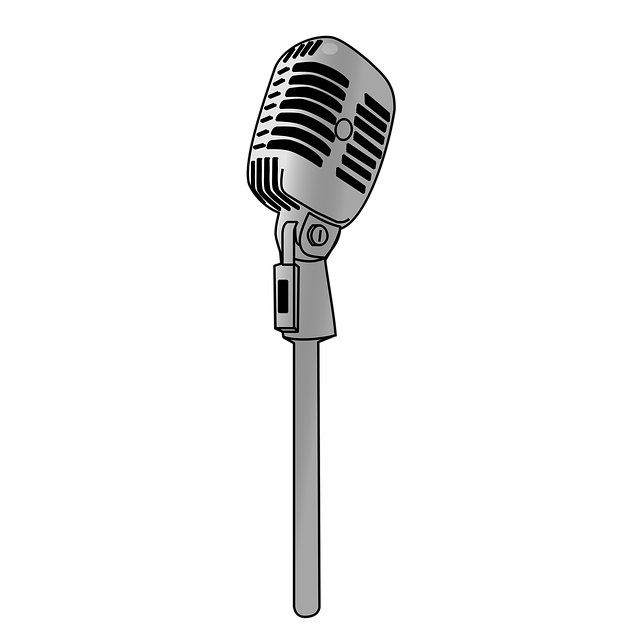 Free microphone 1950s microphone vintage microphone illustration