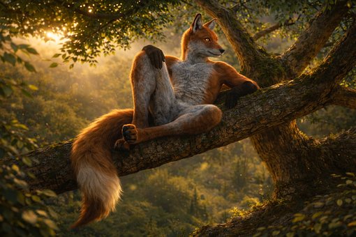 Fuchs, Wald, Natur, Fantasie, Traum
