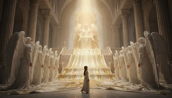 Free Throne Seraphim illustration and picture