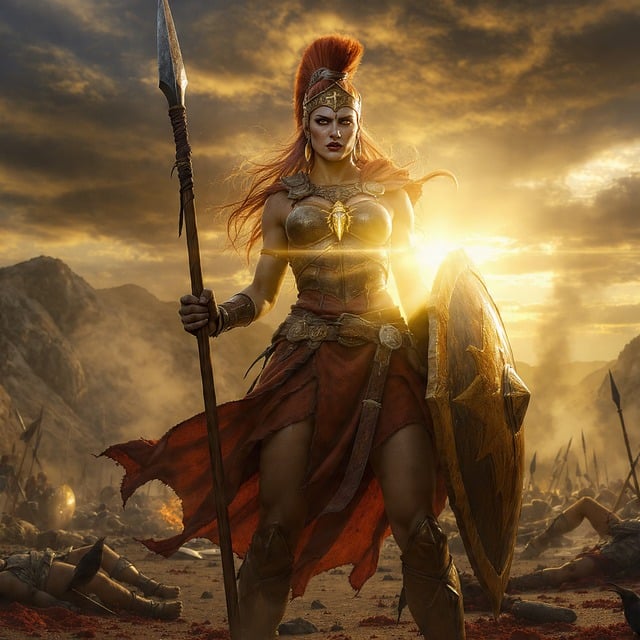 Free Warrior Spartan illustration and picture