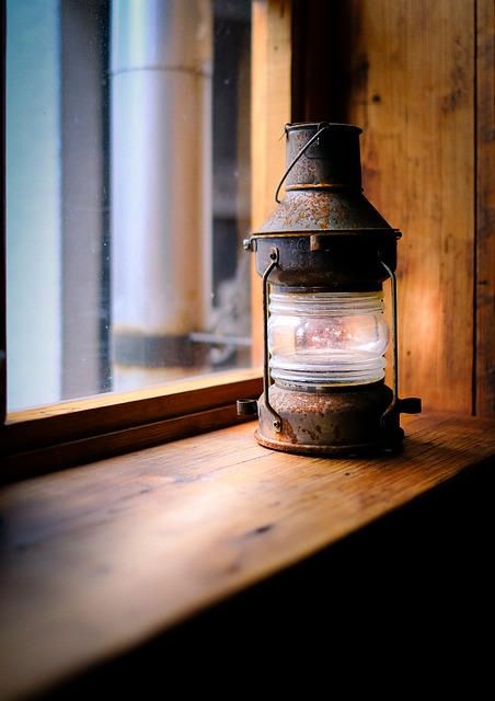 Lampe, Lygte, Lys, Belysning, Rusten