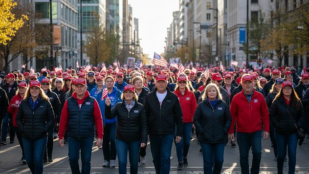 Free Demonstration Street March photo and picture