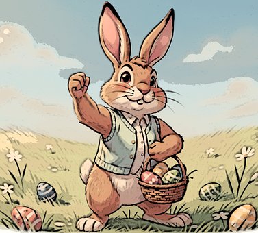 Free Easter Bunny Easter illustration and picture