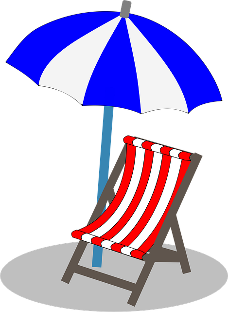 Strand, Parasoller, Liggestol, Ferie